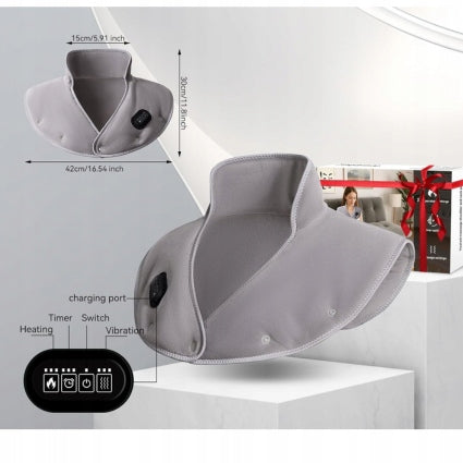 Pillow Heating Collar Wireless Neck Shoulder Massage USB 3 Modes Medical device type accessories for a medical device or a product without an intended medical purpose