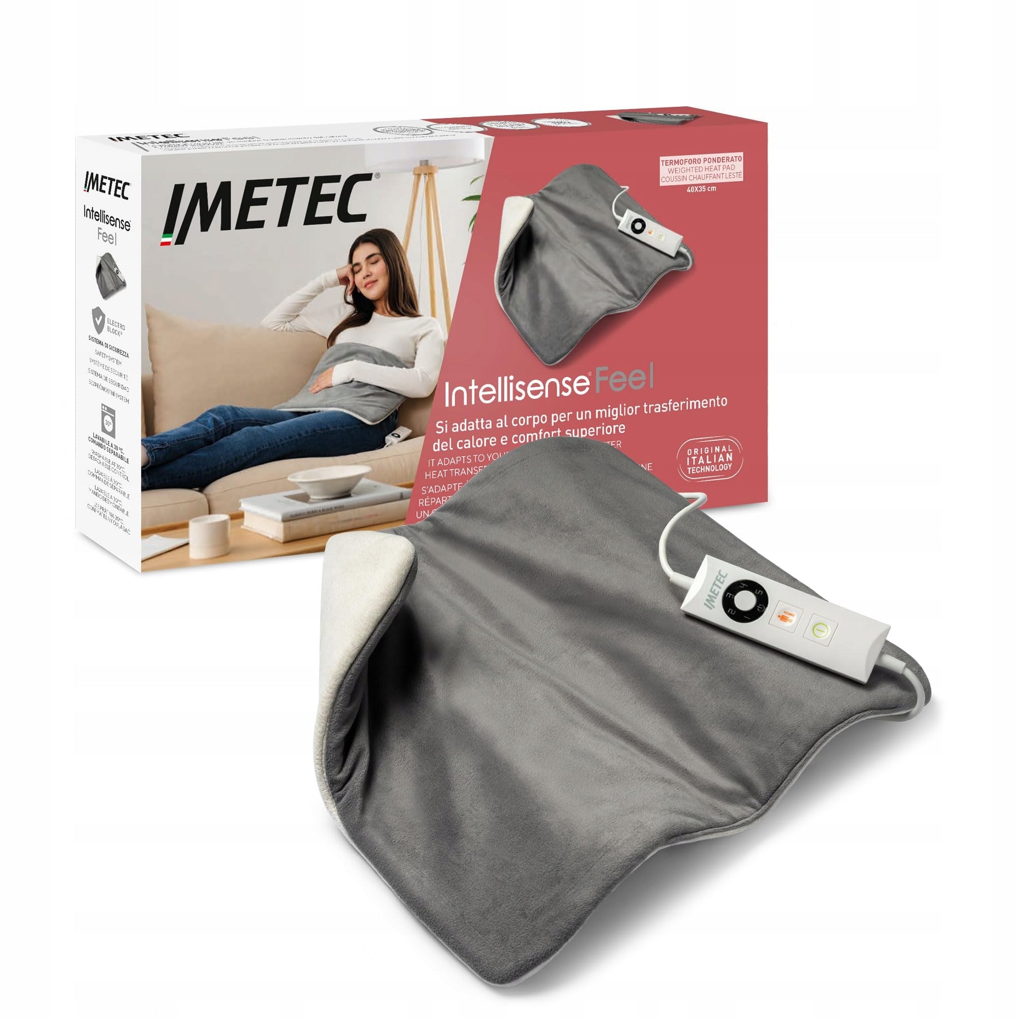 Pillow Imetec Intellisense Feel fast heating hypoallergenic