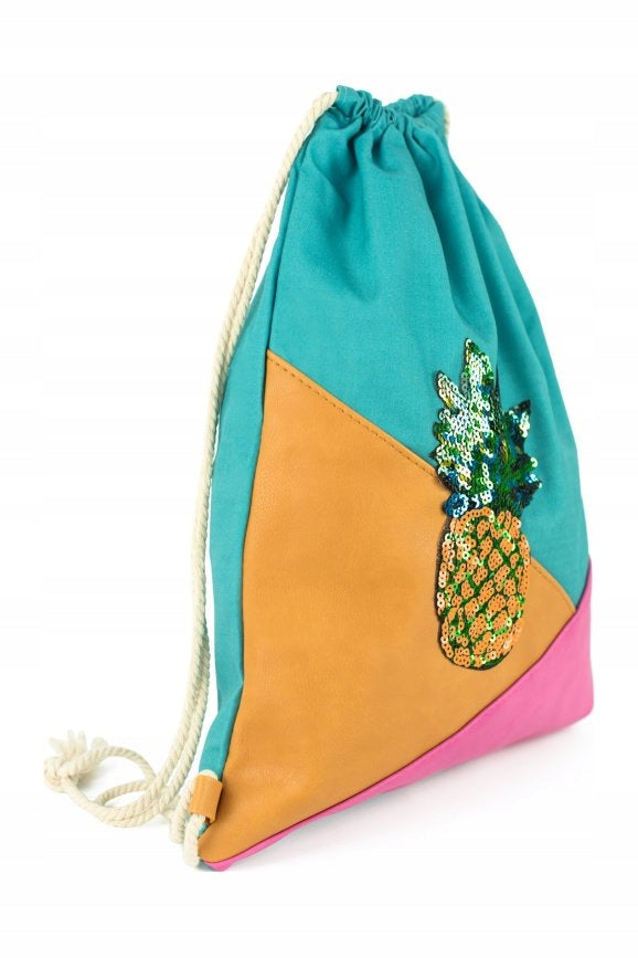 Pineapple Bag Backpack - Lightweight Women's Youth City for School Multicolor Manufacturer code tr21911-1