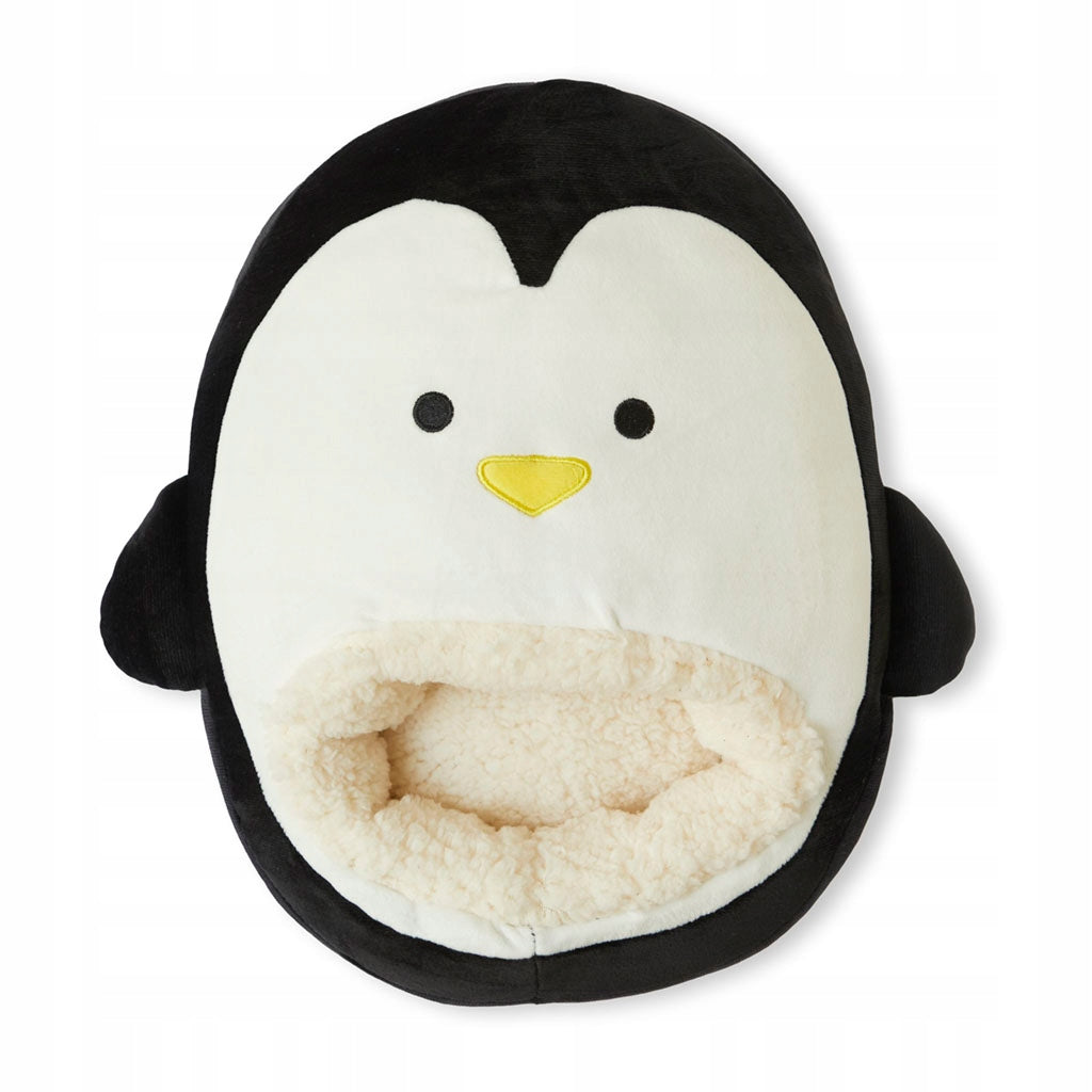 Pingu Foot Warmer - soft foot warmer, white and black, polyester Balvi