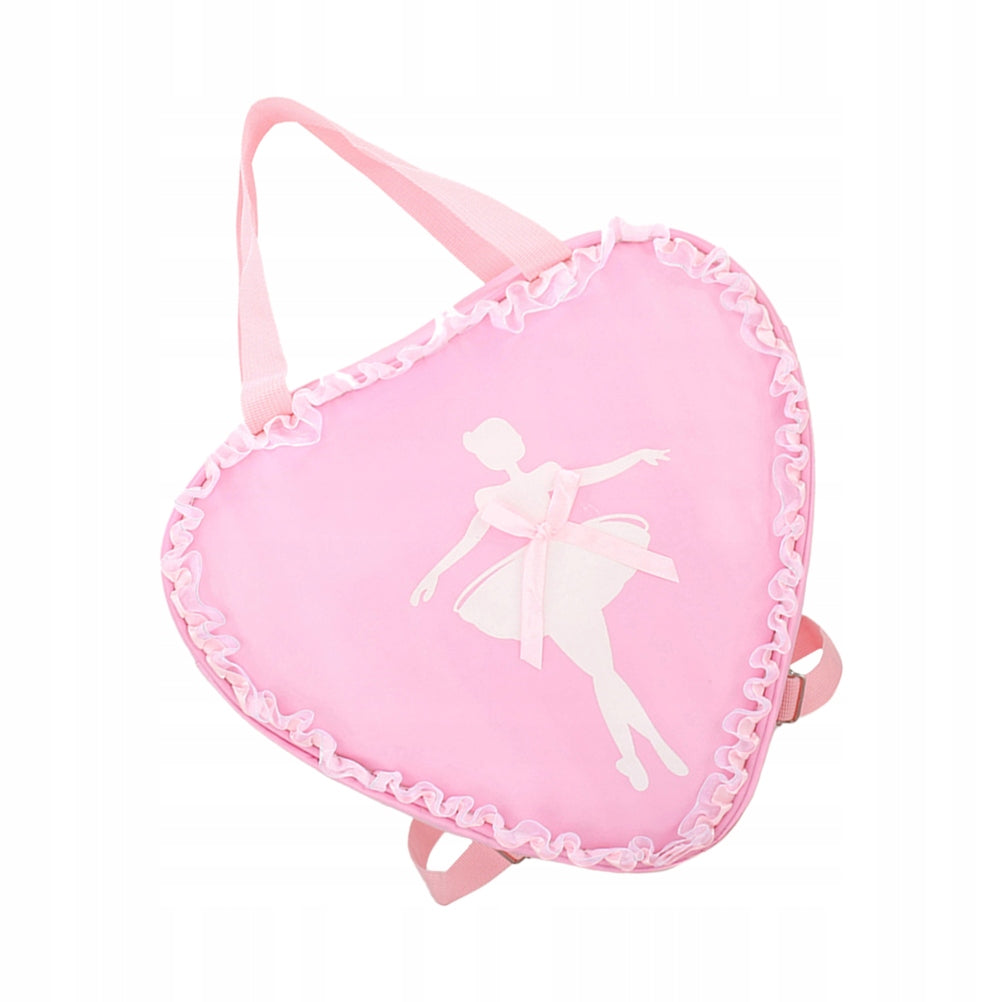 Pink Ballet Dance Backpack for Girls Made with Durable Oxford Cloth Color pink