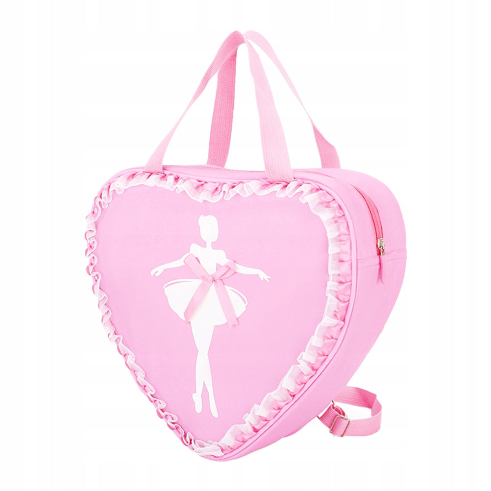 Pink Ballet Dance Backpack for Girls Made with Durable Oxford Cloth