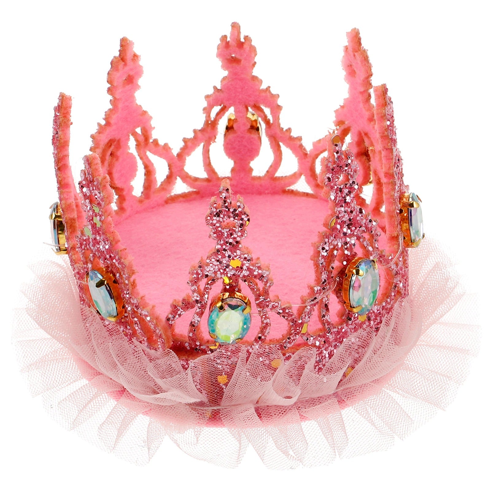 Pink Crown Helmet Decor Stylish Motorcycle & Bicycle Helmet Accessory