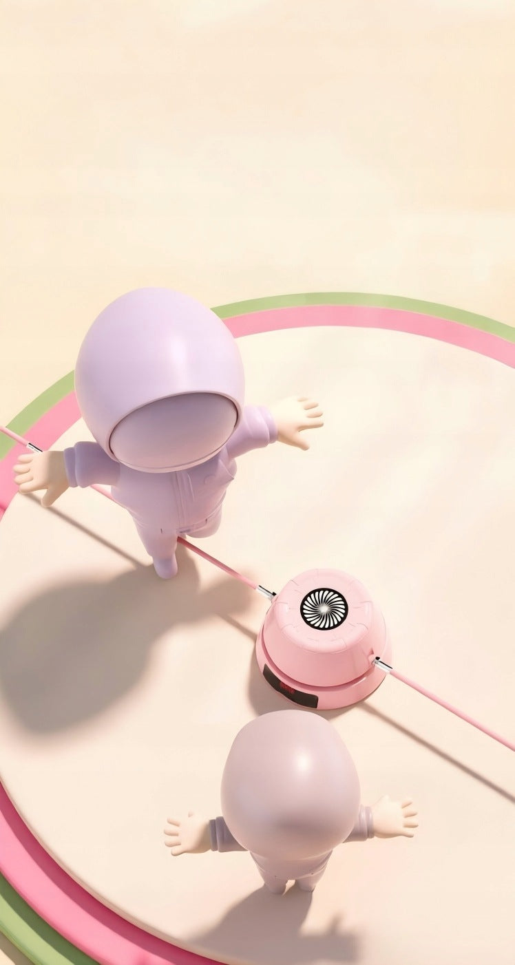 Pink Electric Jump Rope Machine with LED Display & Counter Packaging status original