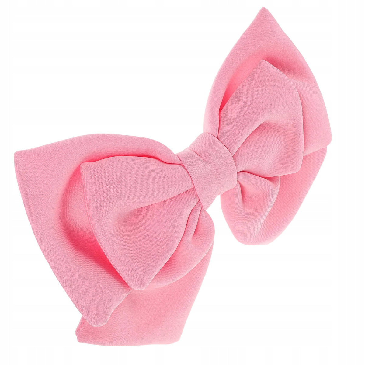 Pink Fabric Helmet Bow - Stylish Removable Motorcycle & Bike Decoration