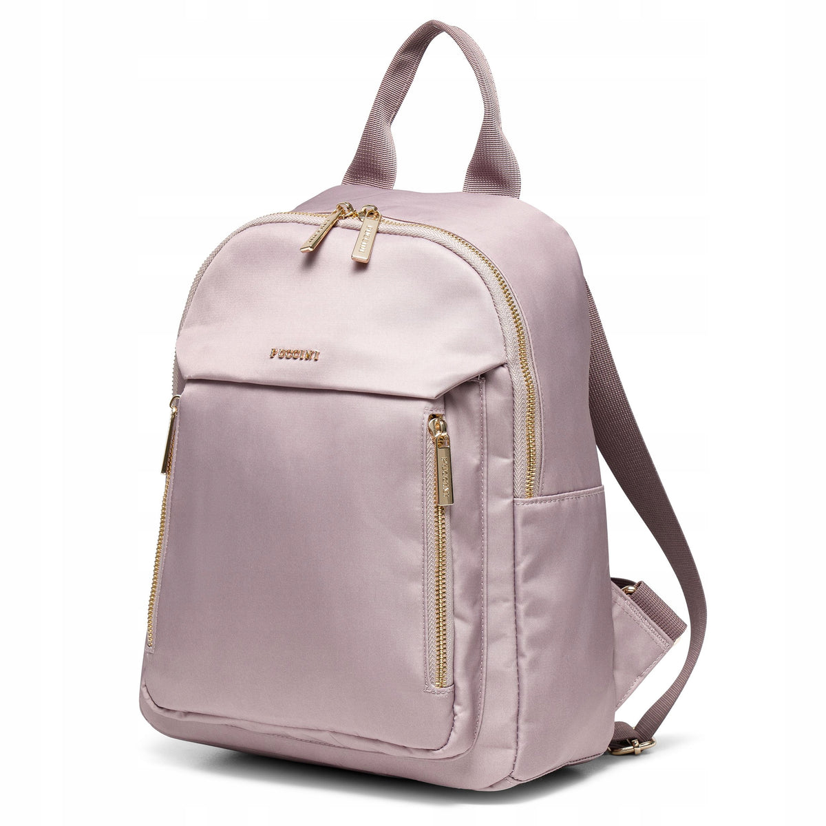 Pink Women's Backpack Municipal School Work Office PUCCINI Travel NEW