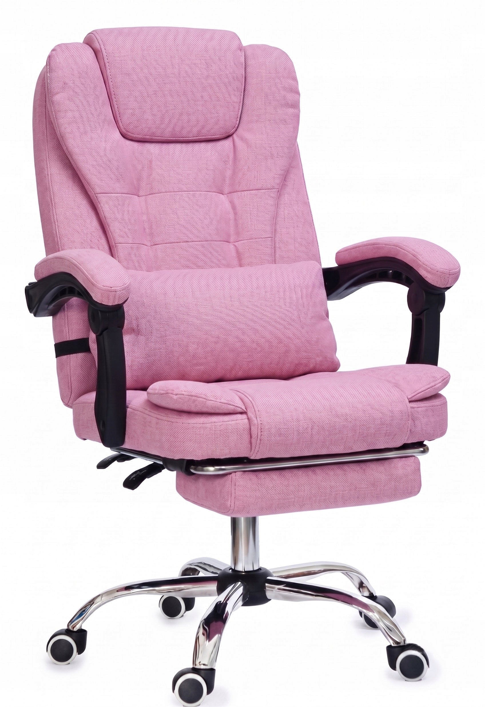 Pink material comfortable office chair with footrest and cushion NBR012-HT Medical device no