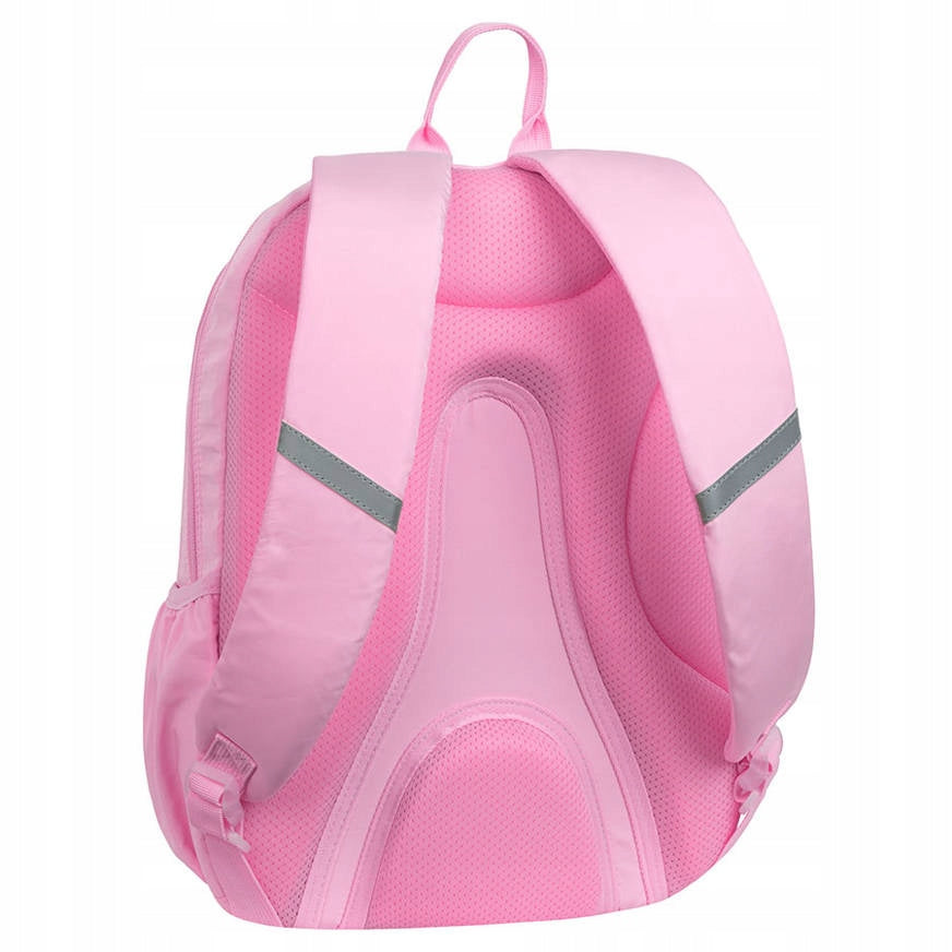 Pink school backpack smooth CoolPack PASTEL POWDER PINK RIDER Brand CoolPack