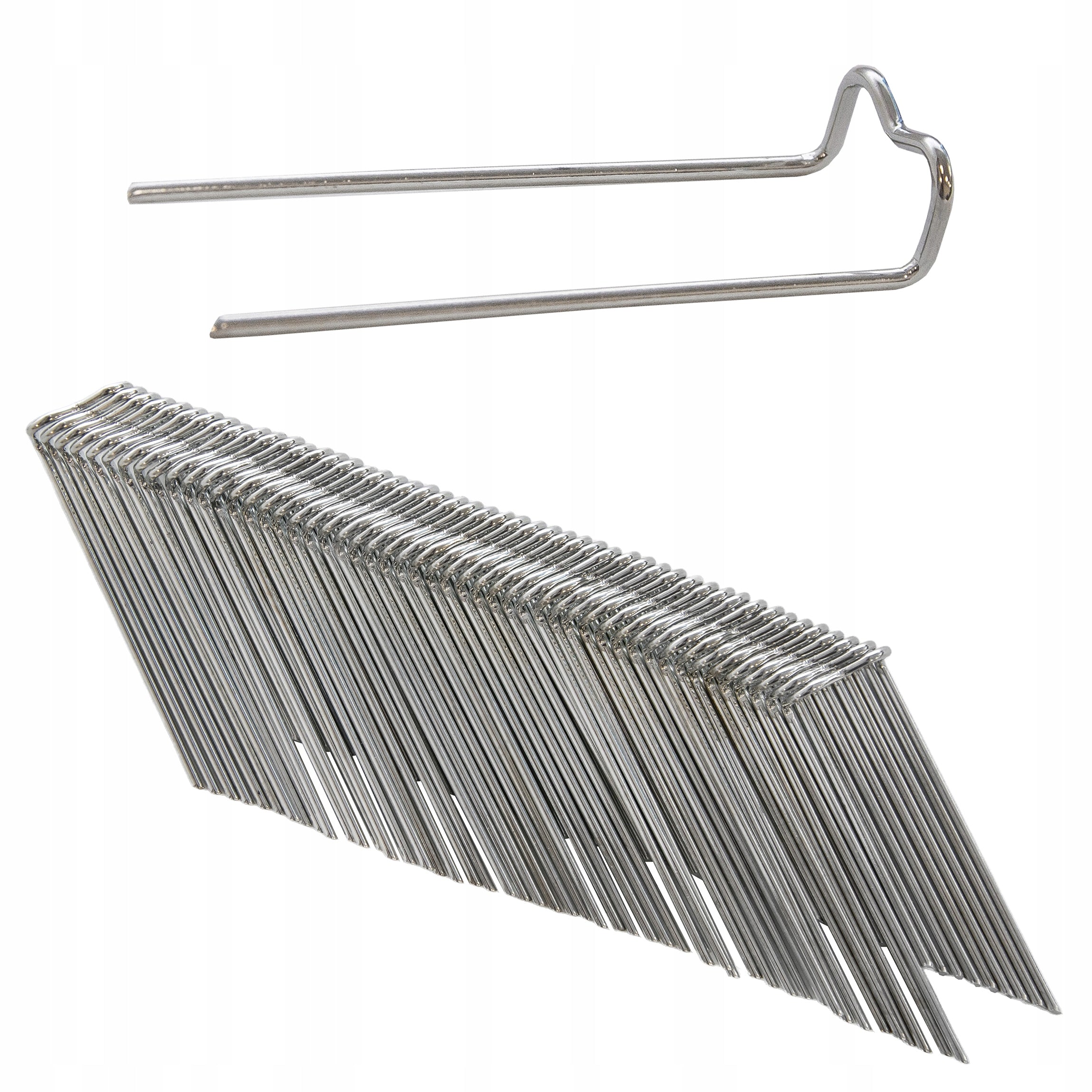 Pins for fixing 50pcs agrotextile Plant Monster pegs handles 4,9cm