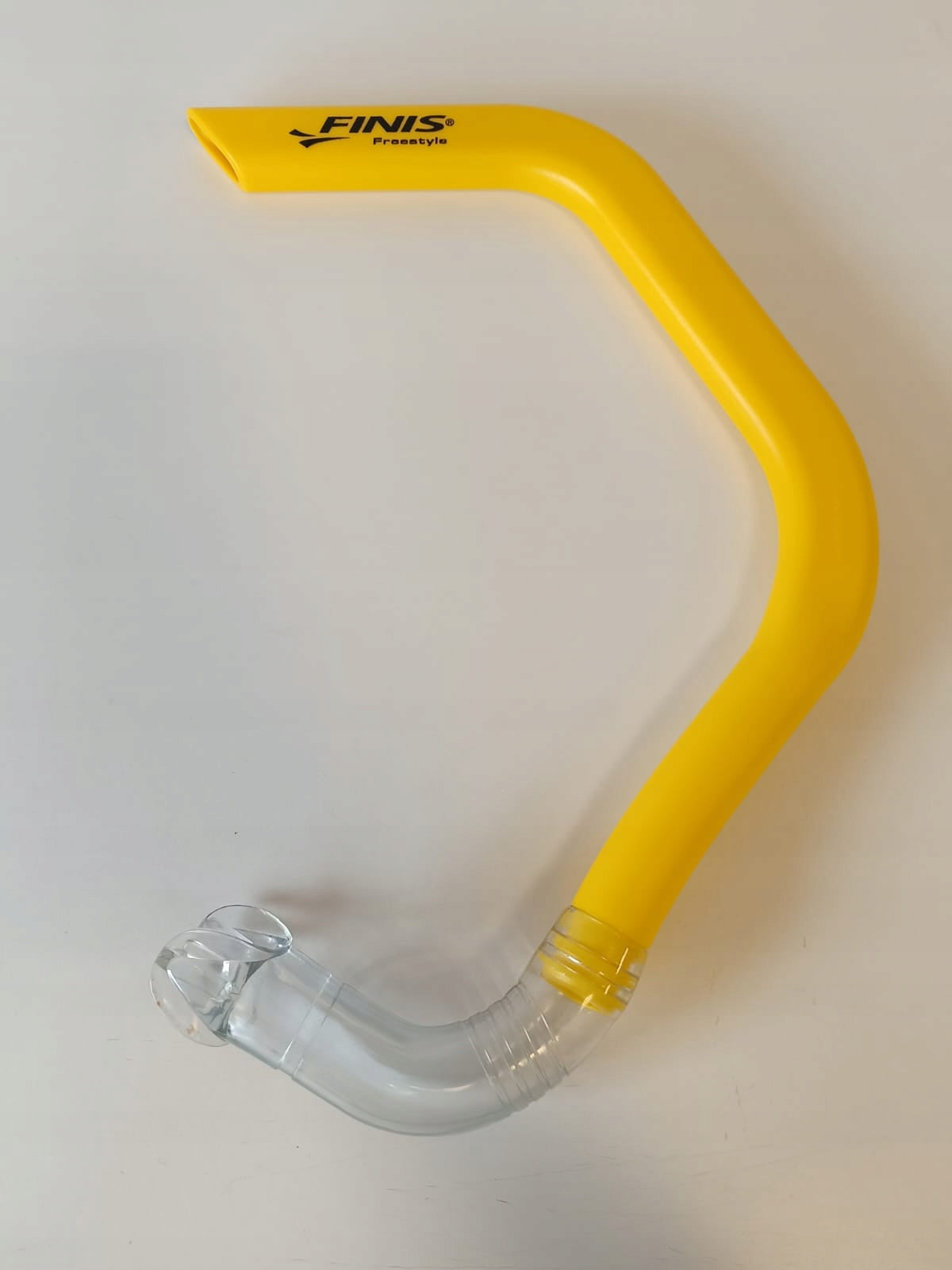Pipe Finis yellow Freestyle Snorkel Brand Finis