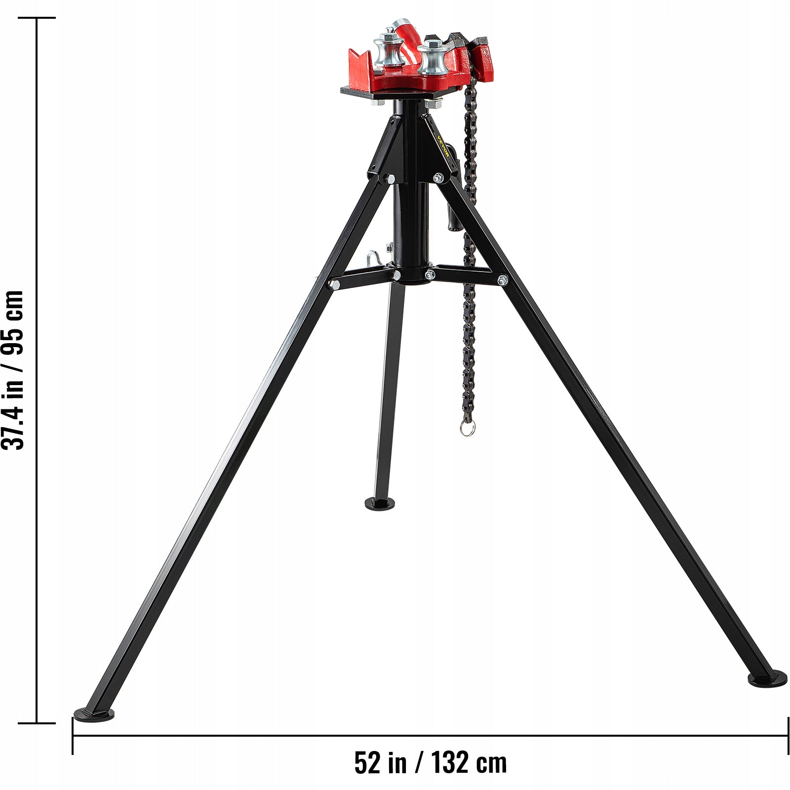 Pipe Lift Stand 91,7-108,5CM Height With 67CM Chain Folding Manufacturer code 0H90B9QLO6I
