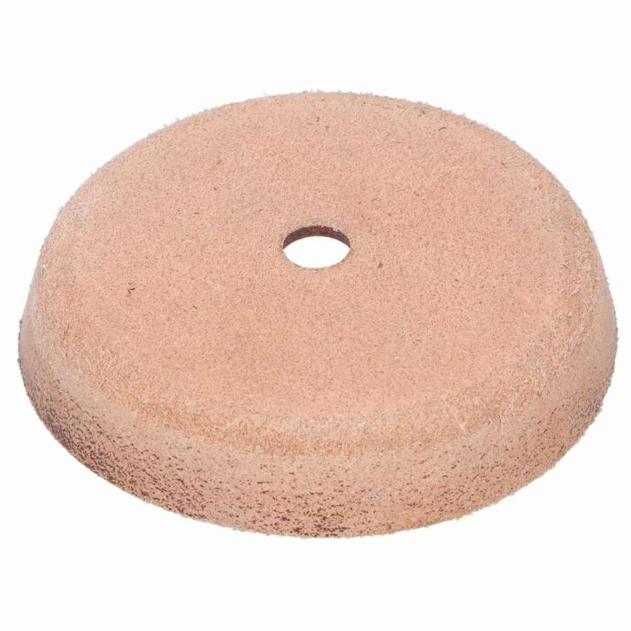 Piston for workshop football pump natural leather diameter about 35mm Color brown