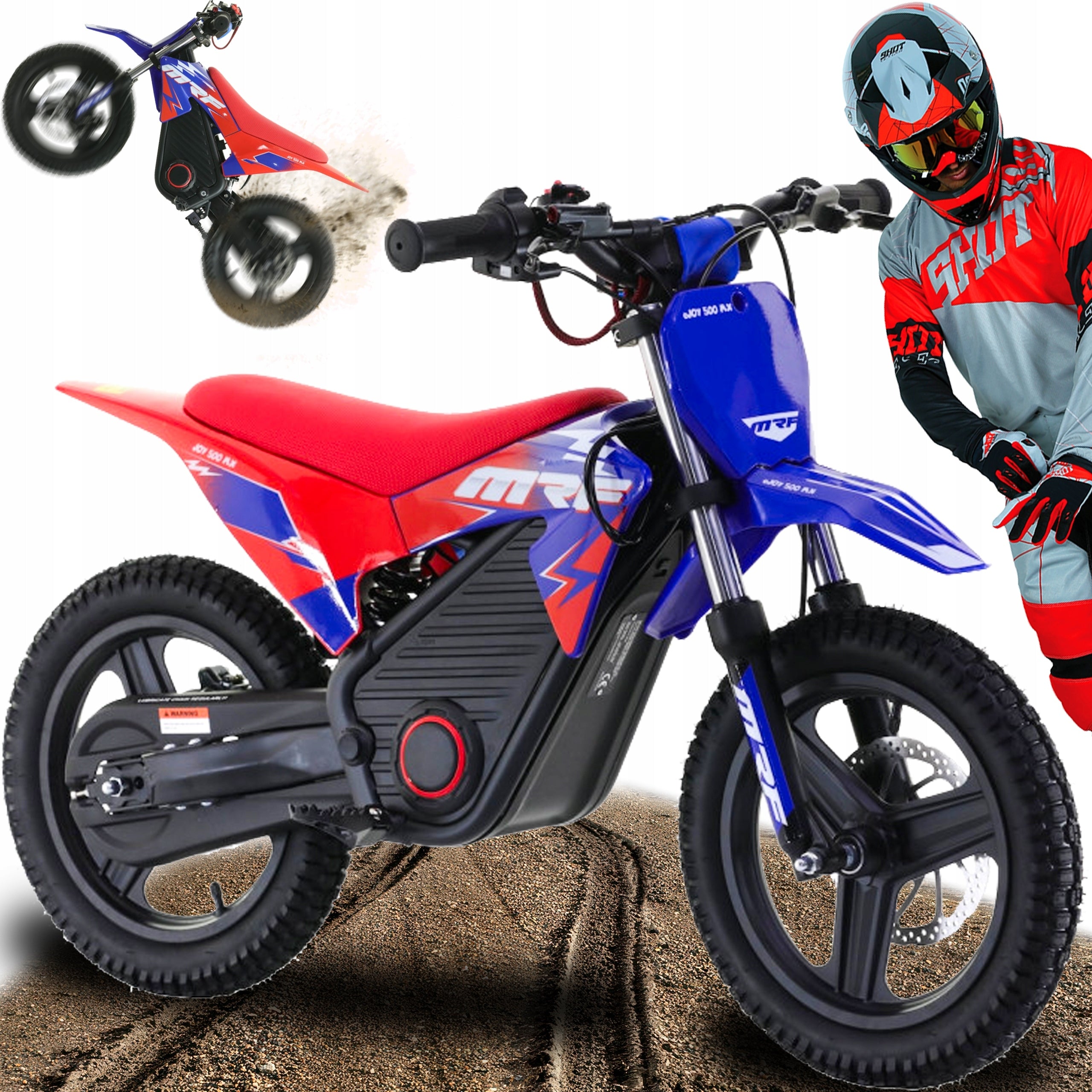 Pit Bike MRF eJOY 500 MX Blue 500