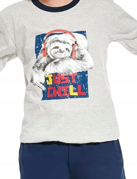 Schlafanzug für Jungen Chłopięce, grau