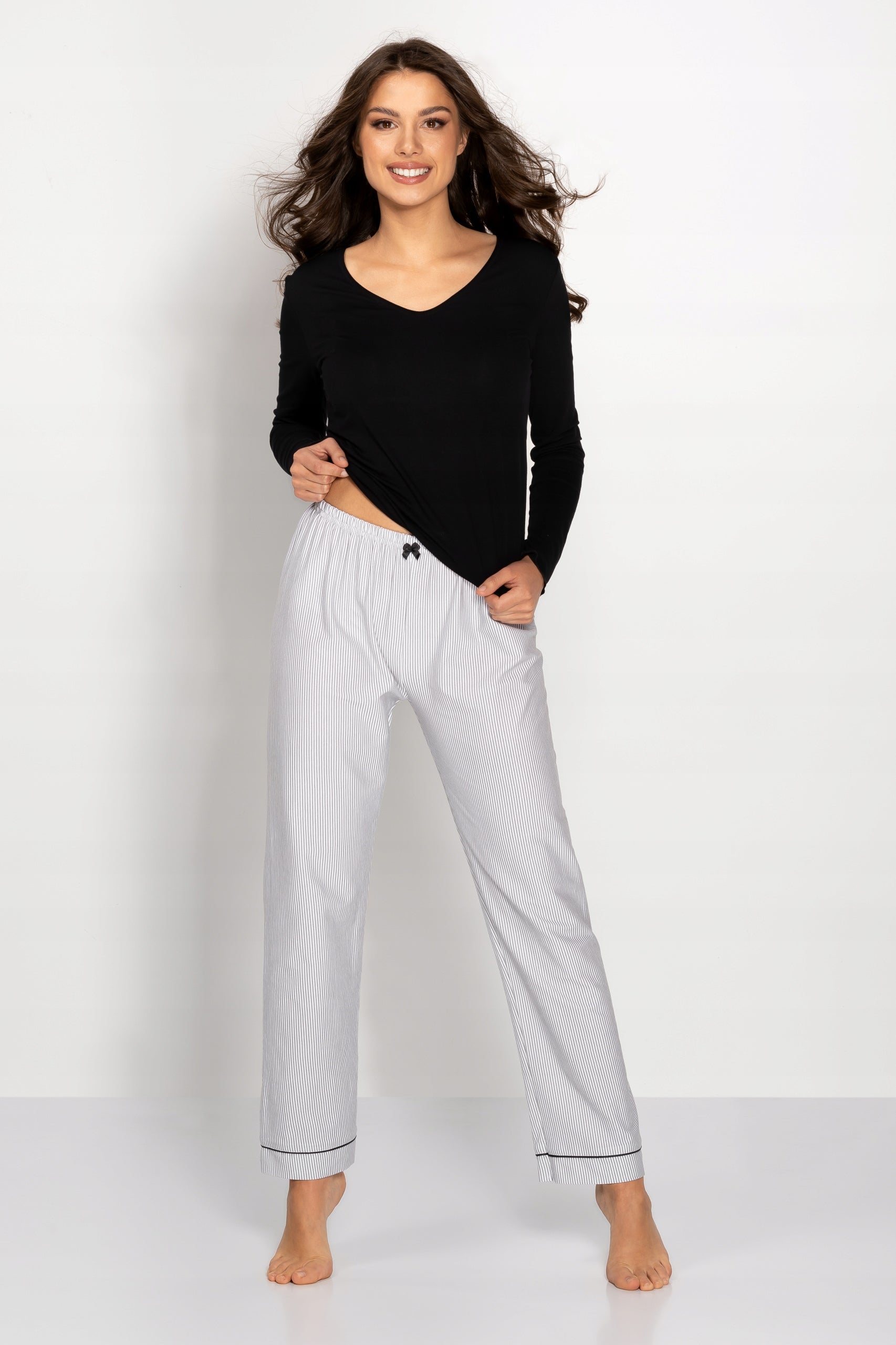 Pižama moterims Momenti Per Me Simple Beauty 61588, pilka
