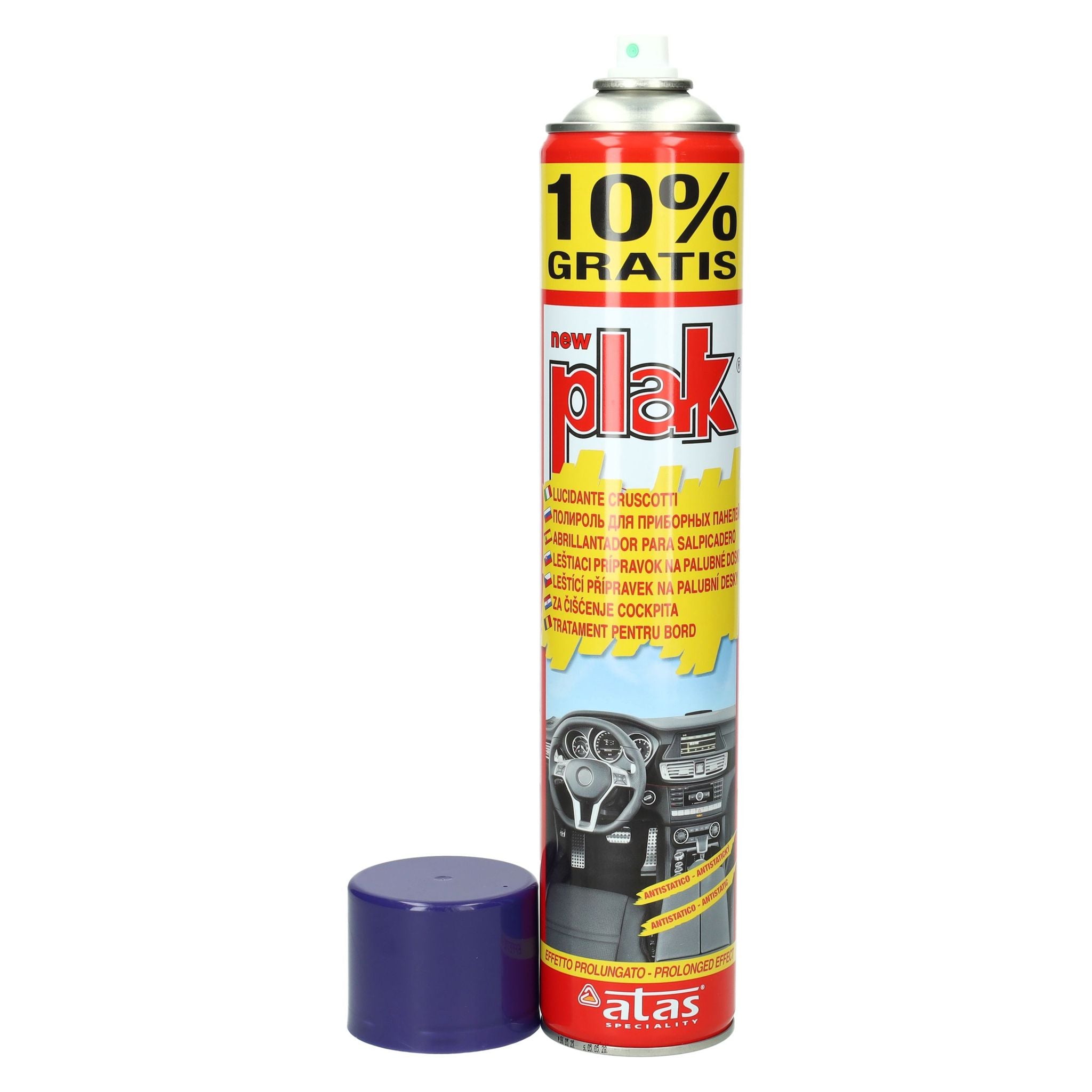 Plak Preparation for Cleaning the Cockpit of Plastics Forest Fruit Glossy 750ml Packaging status original
