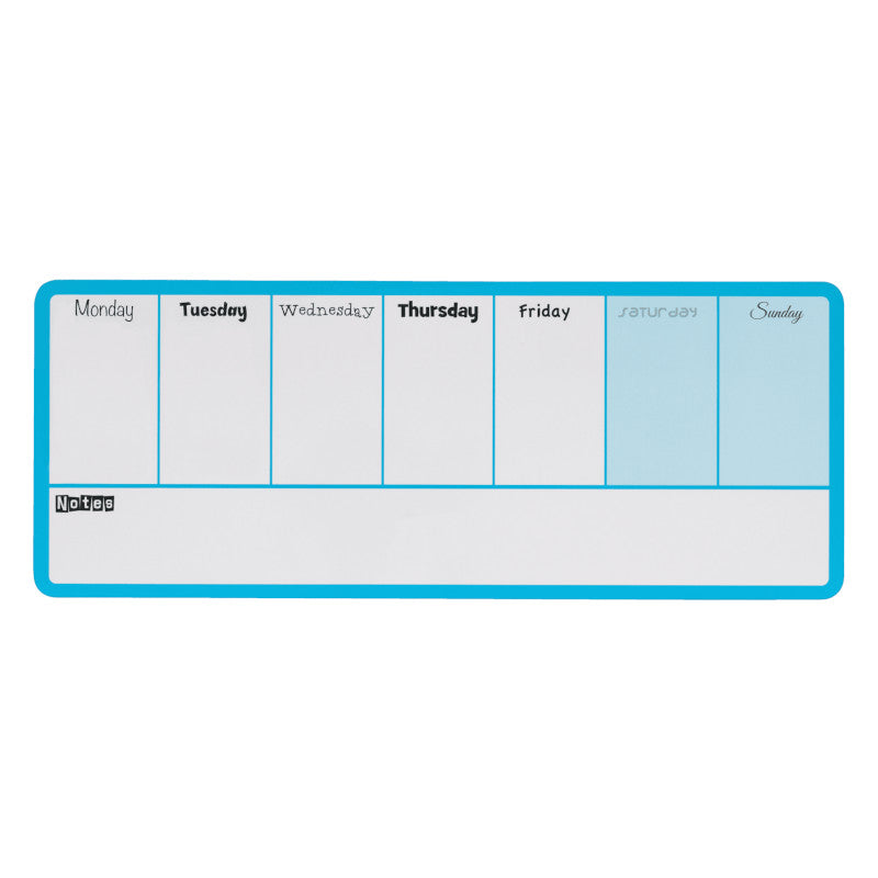 Wochenplaner mit Markern