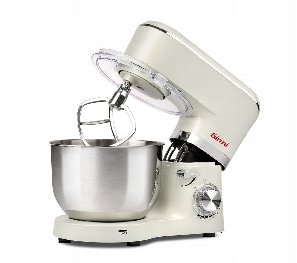 Planetary Food Processor Girmi IM4701 1300W Bowl 6L Beige for Mixing Packaging status original