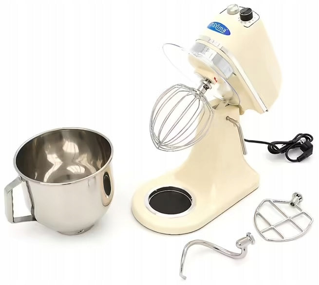 Planetary Mixer 7L for cakes Ivory MAXIMA 9360780 Nierdz tips Packaging status original