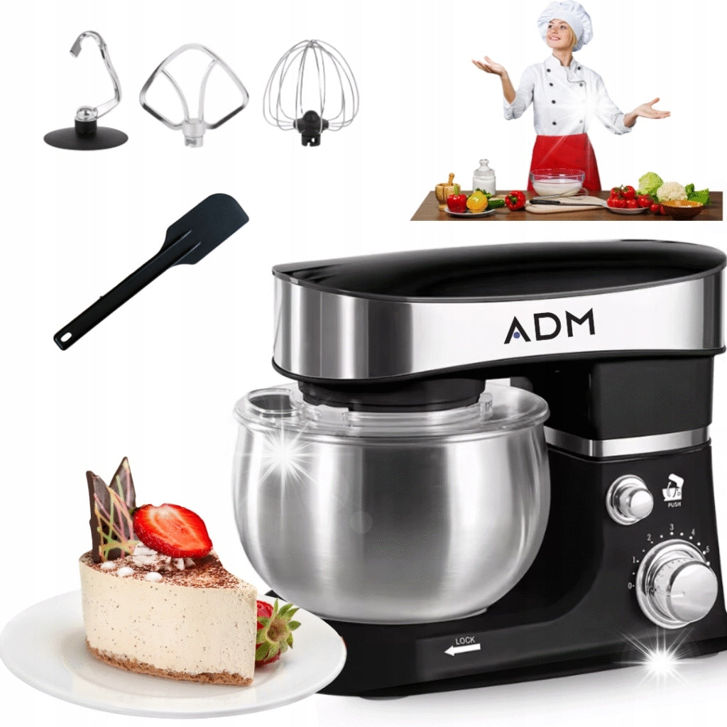 Planetary Mixer ADM SC-615 700W with 3L Stainless Steel Bowl