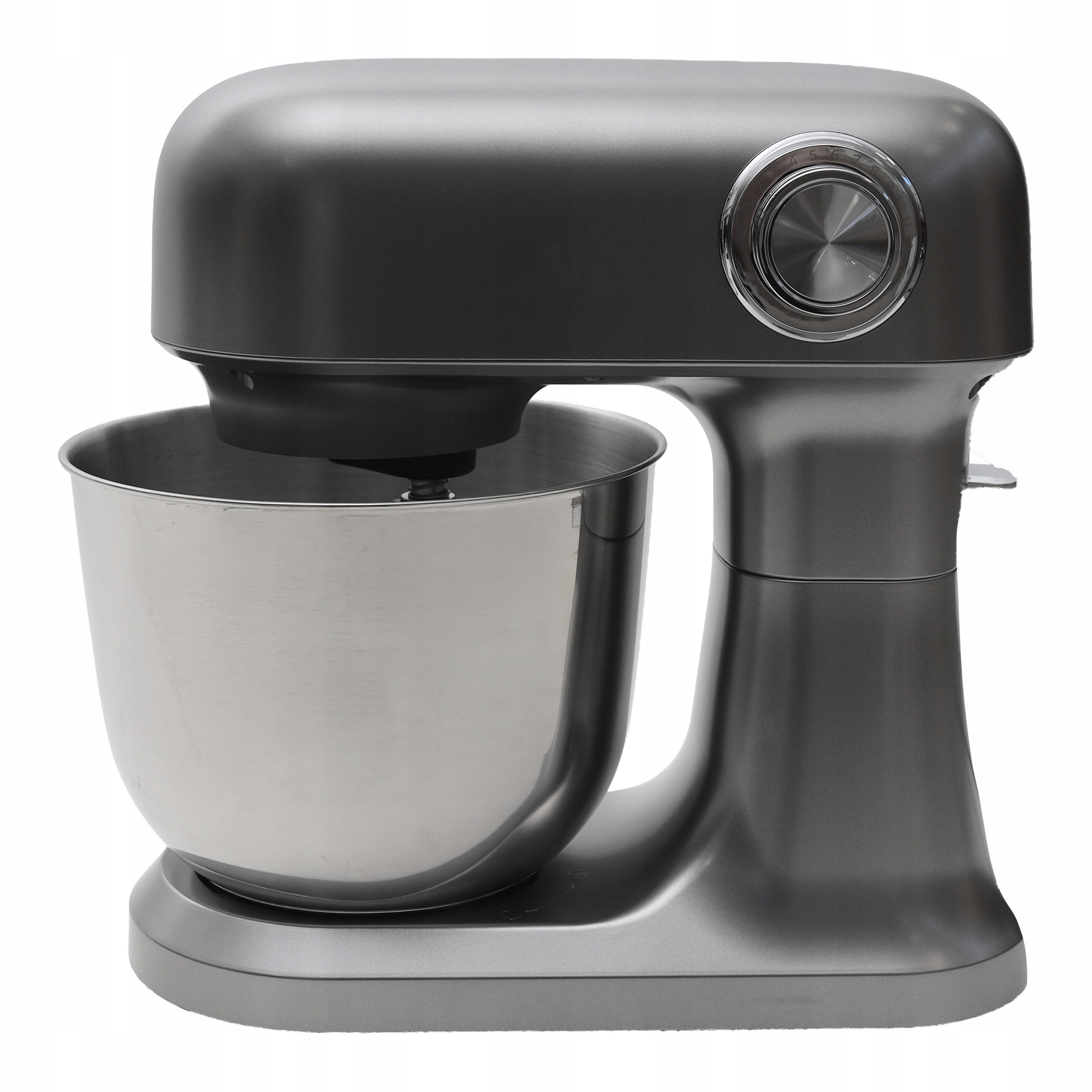 Planetary Robot Kitchen Mixer with Bowl 5l 1500W Spatula Silver Dark Packaging status original