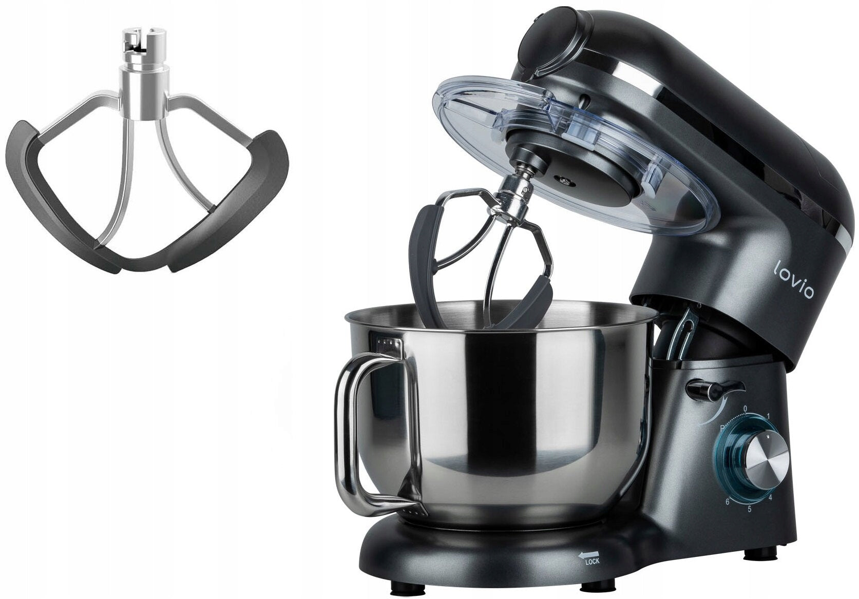 Planetary food processor LOVIO HOME ChefAssistant Plus LVSTM02PBK 1900W Power rating 1900 W