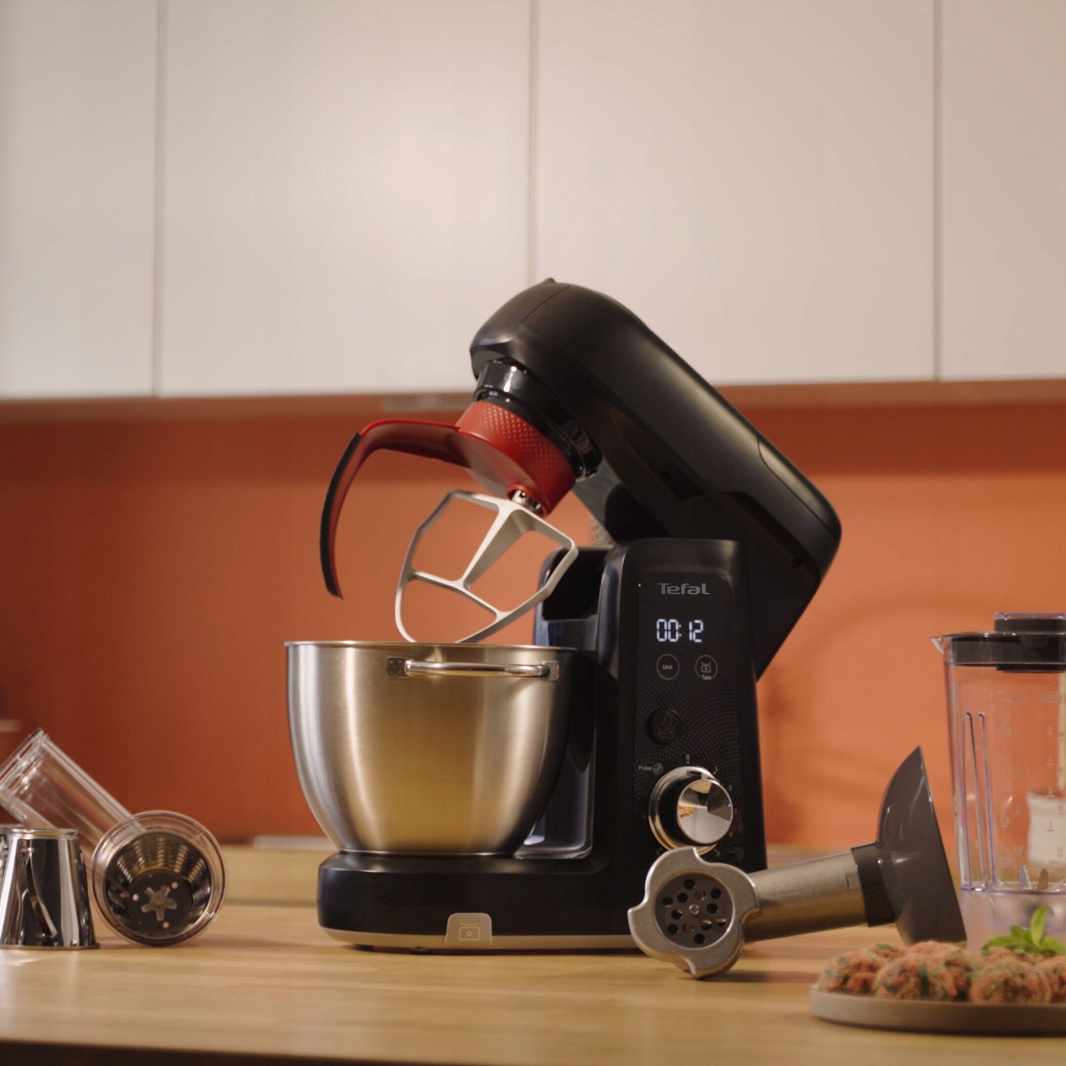 Planetary food processor TEFAL Bake Partner Pro 1100W with blender Brand Tefal