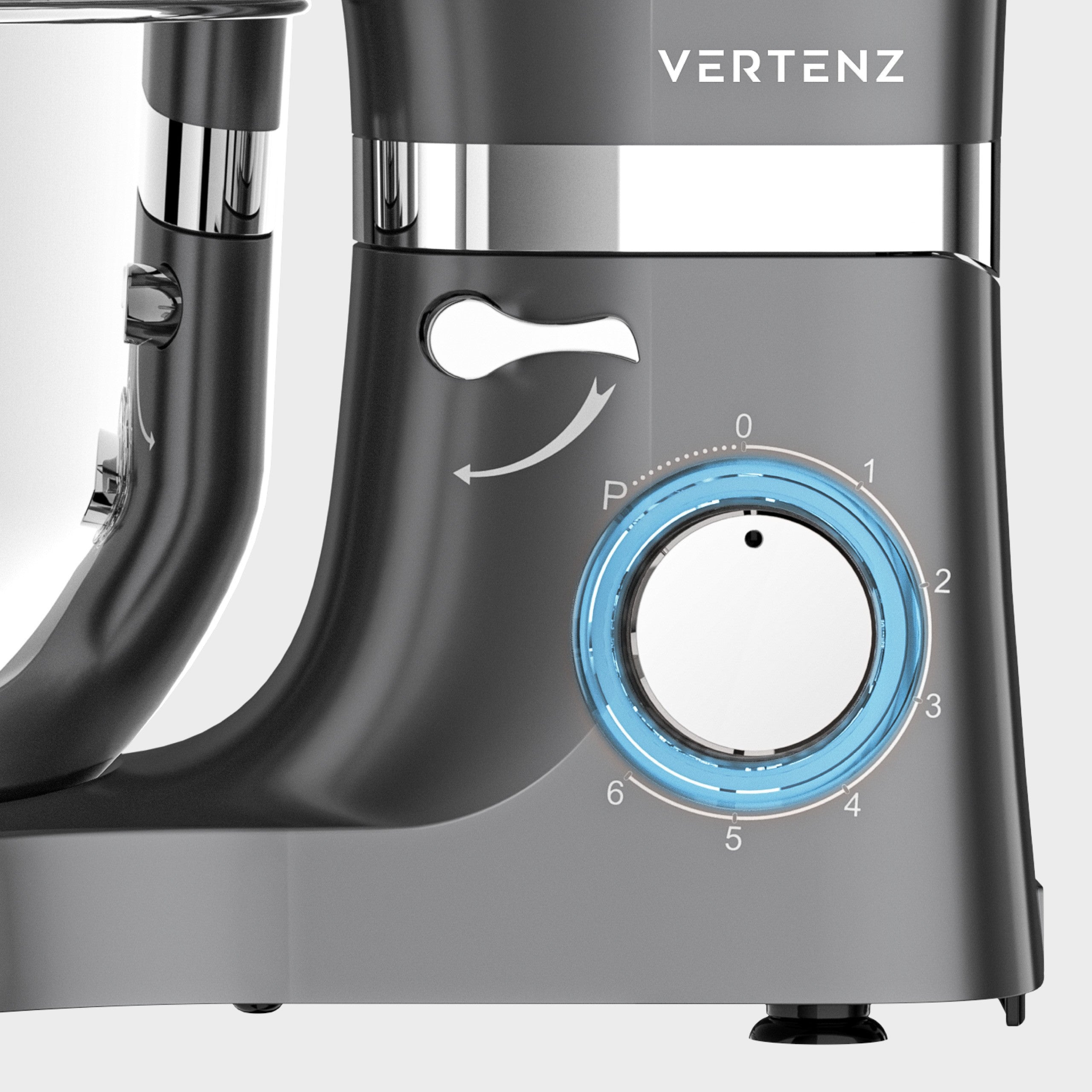 Planetary food processor VERTENZ multifunction mixer with bowl 5,5L 1900W Brand Vertenz