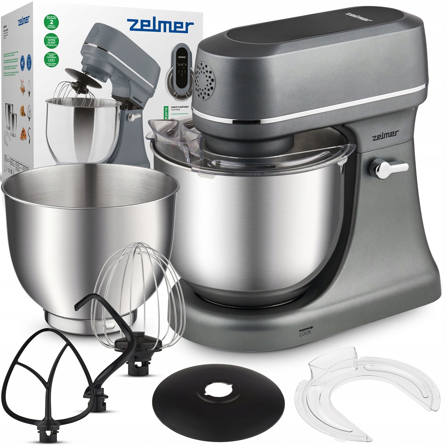 Planetary food processor Zelmer ZKR2010 Super Silent Packaging status original