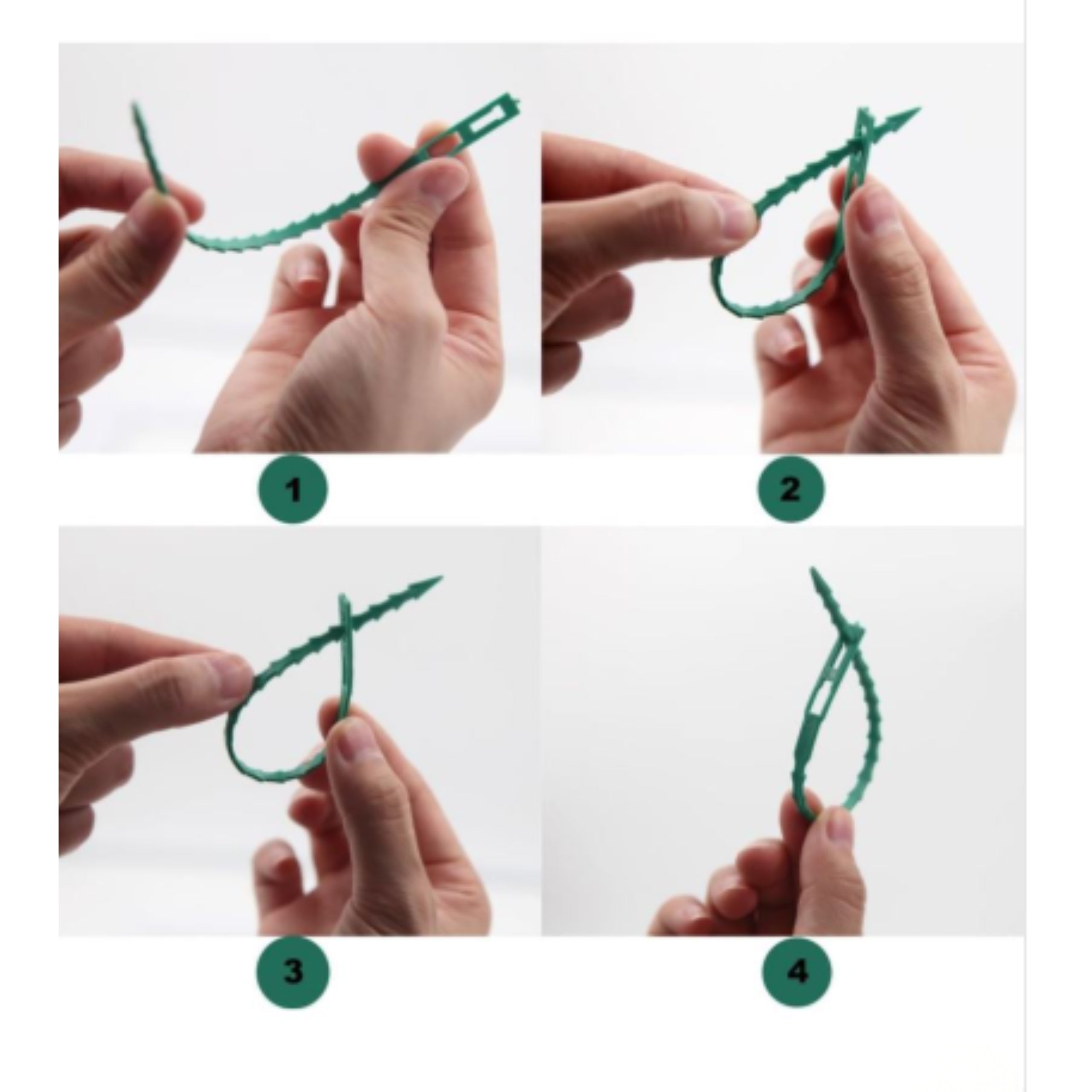 Plant Clamp Bands Reusable Garden Triticles Clips 100pcs Manufacturer code OZ17Z100