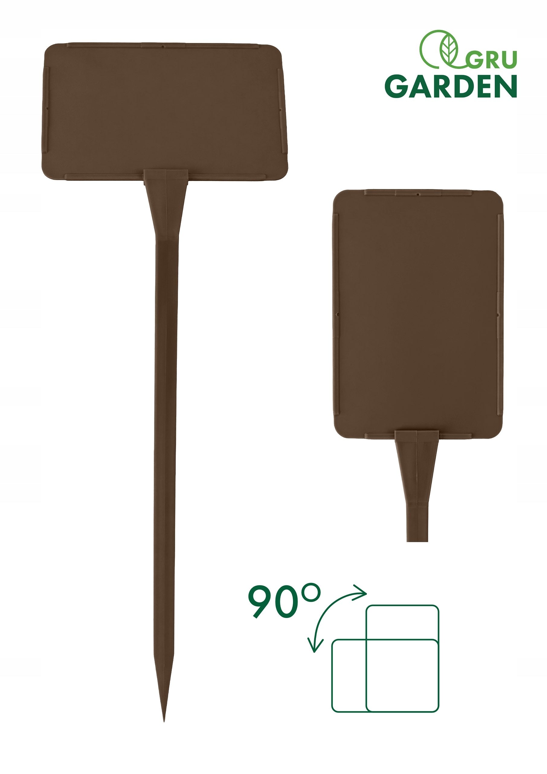 Plant Description Labels LARGE 16x11cm Interchangeable Field + Marker Width 160 mm