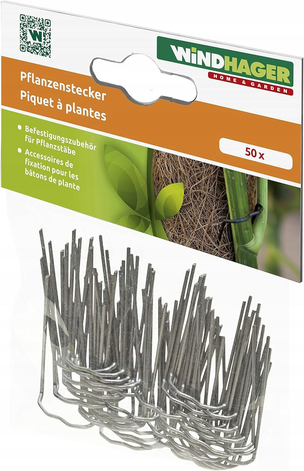 Plant Mounts, Silver, 50 Pieces Product height 16 cm