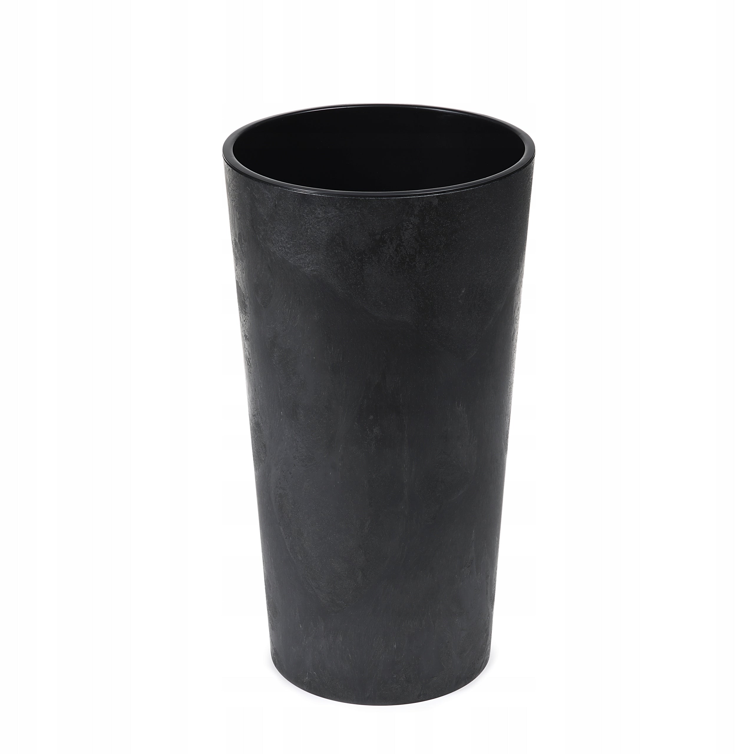Planter LILIA recycled diameter 14cm h26cm CONCRETE EFFECT col. BLACK Manufacturer code LA534-71