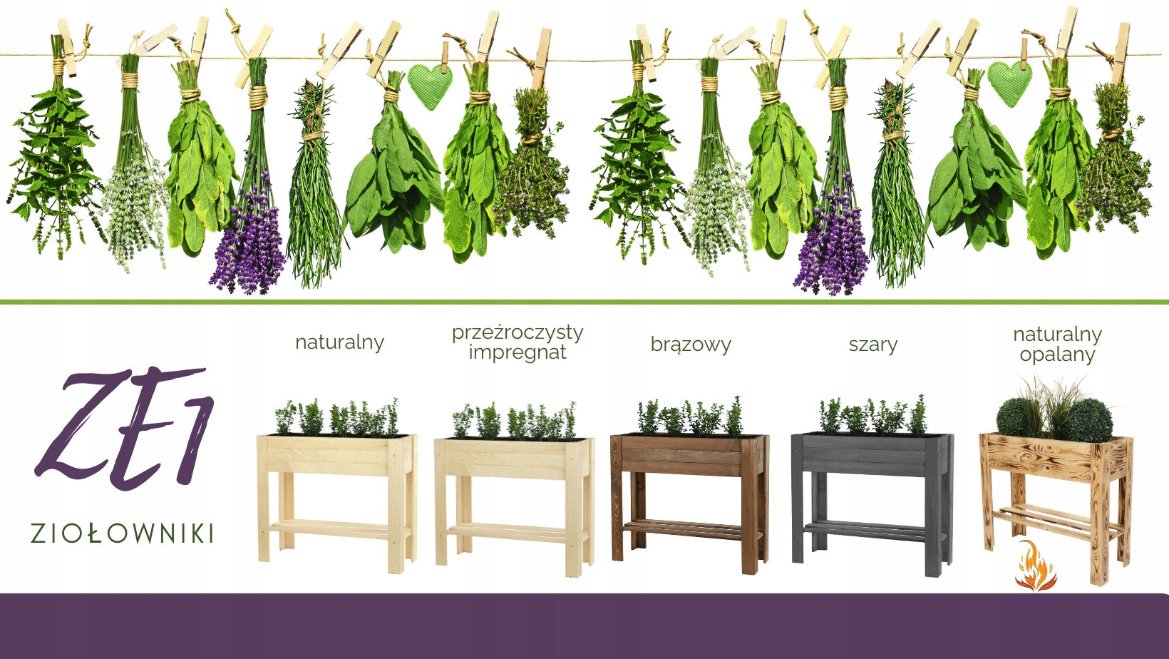 Planter vegetable garden on legs high bed inspection herbarium herb 80x34cm Product weight with unit packaging 8 kg
