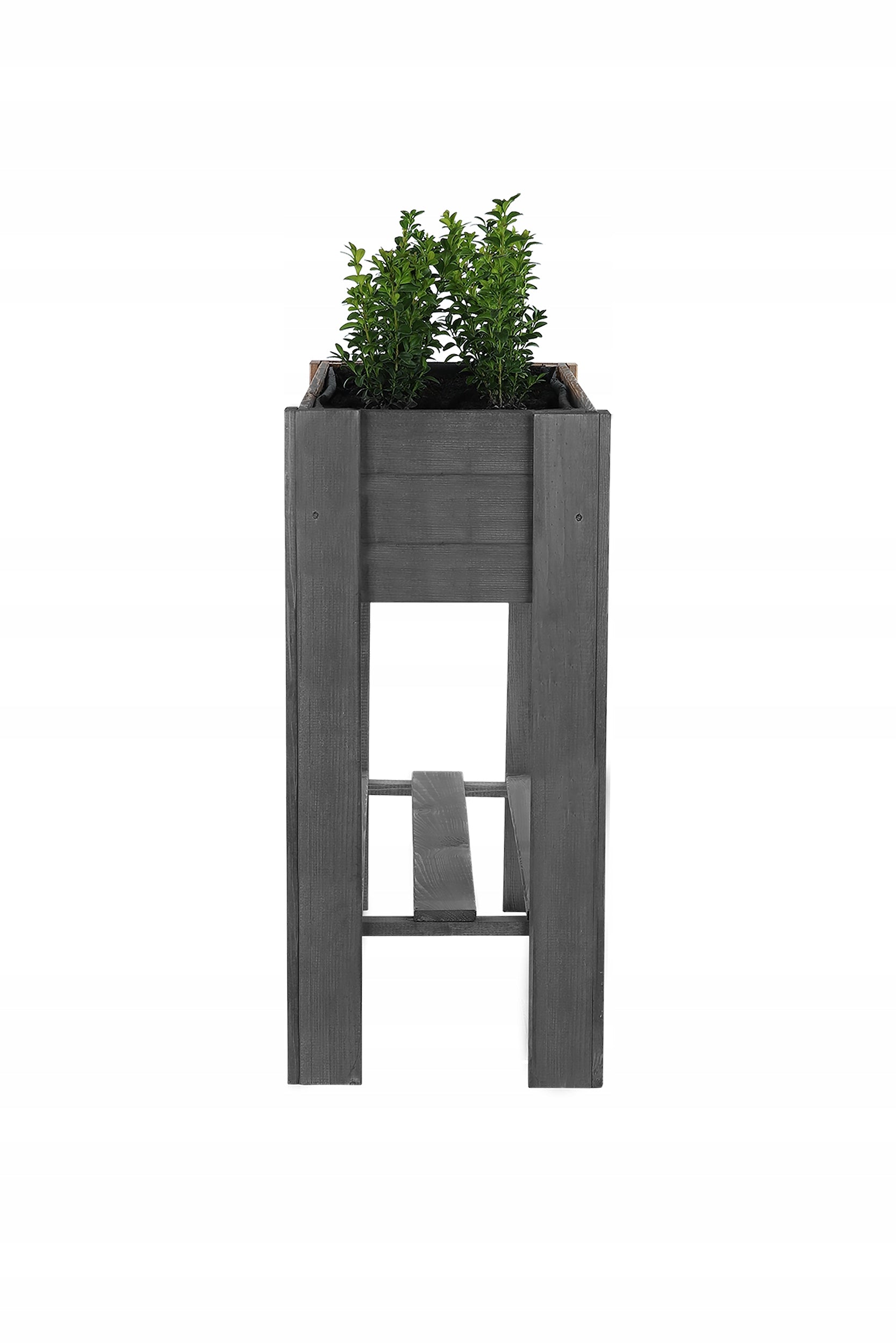 Planter vegetable garden on legs high bed inspection herbarium herb 80x34cm Product width 80 cm