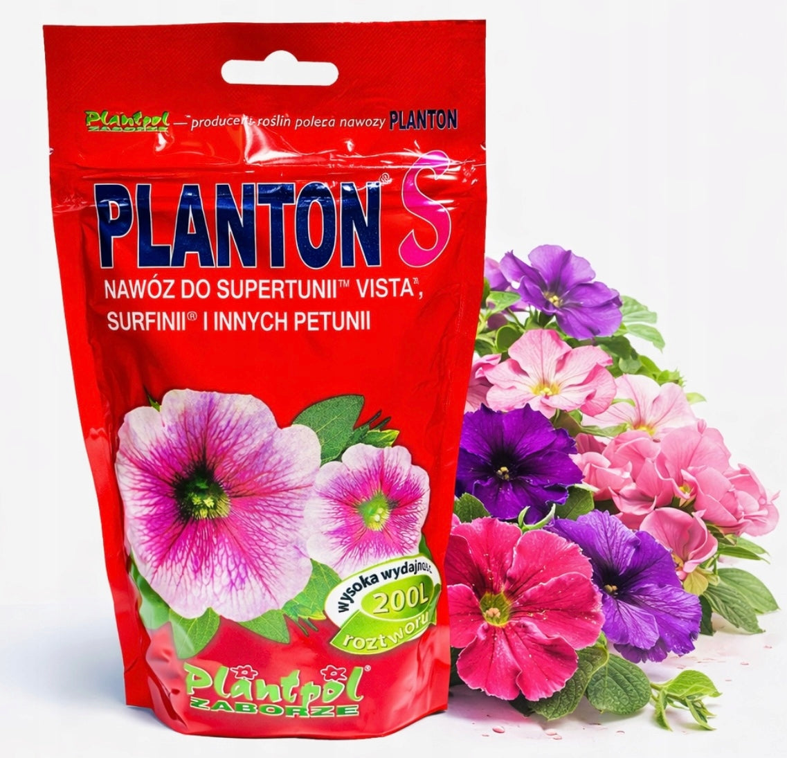 Planton S – Fertilizer for Surfinii and Cascade Petunias 200 g Red Manufacturer code 5904796017219