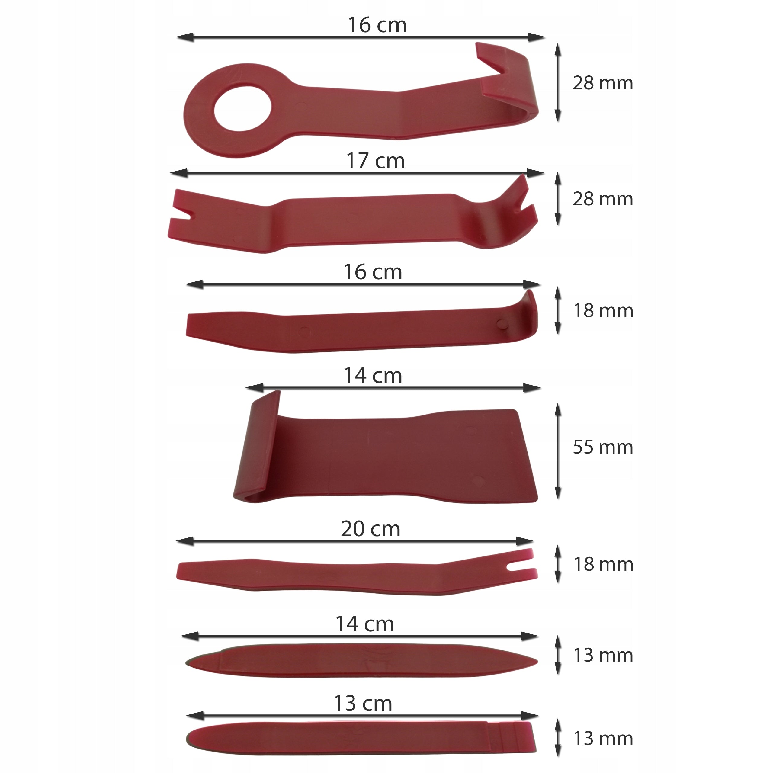Plastic Disassembly Spoons Bacon Door Car Upholstery Tool Kit EAN (GTIN) 5905996974326