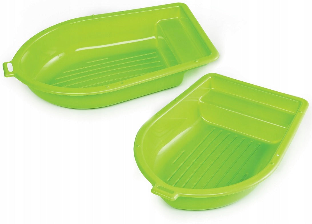 Plastic Sandbox Boat - 1 element Color green