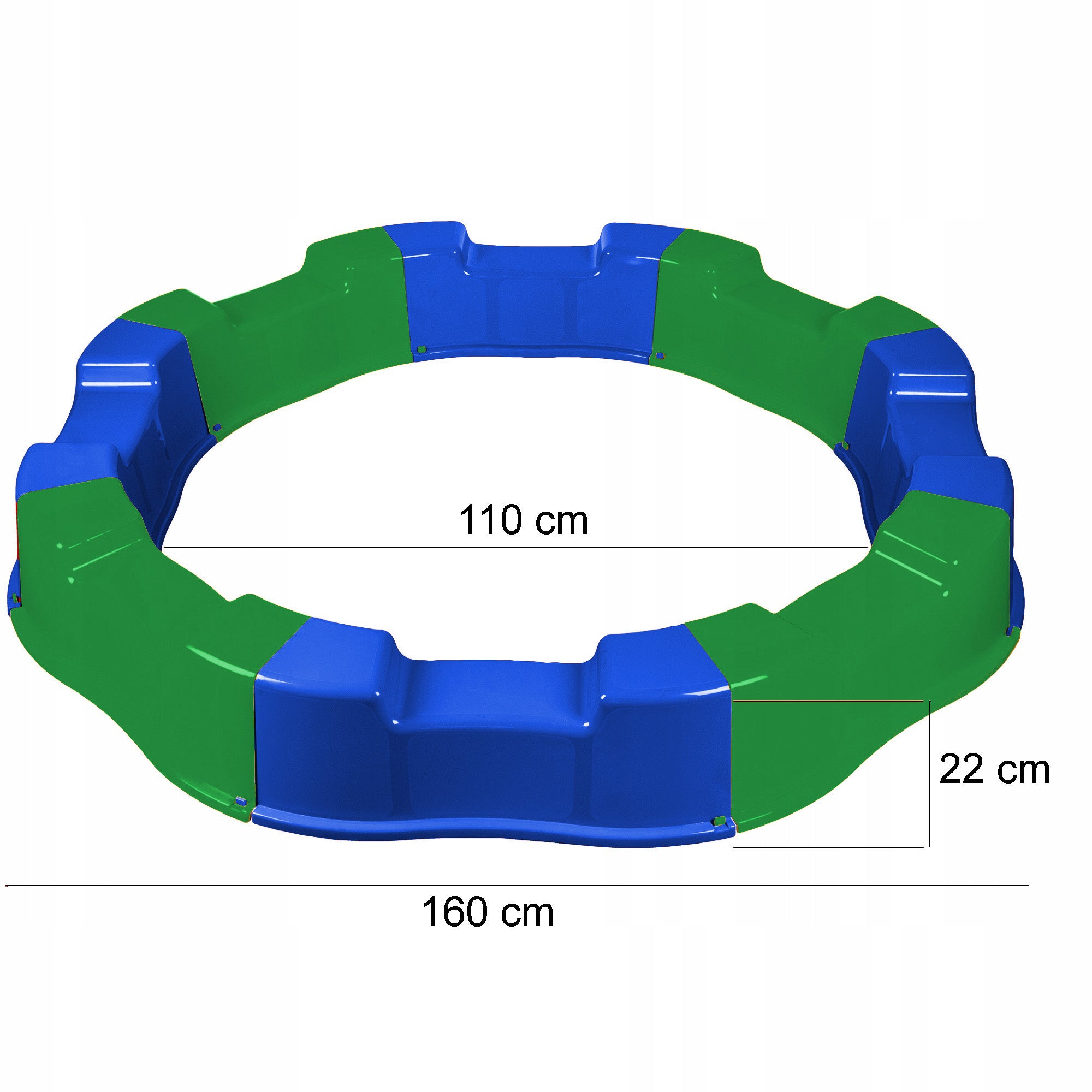 Plastic Sandbox Large For Children 160 cm + Toys Tarpaulin Kid's age 0+