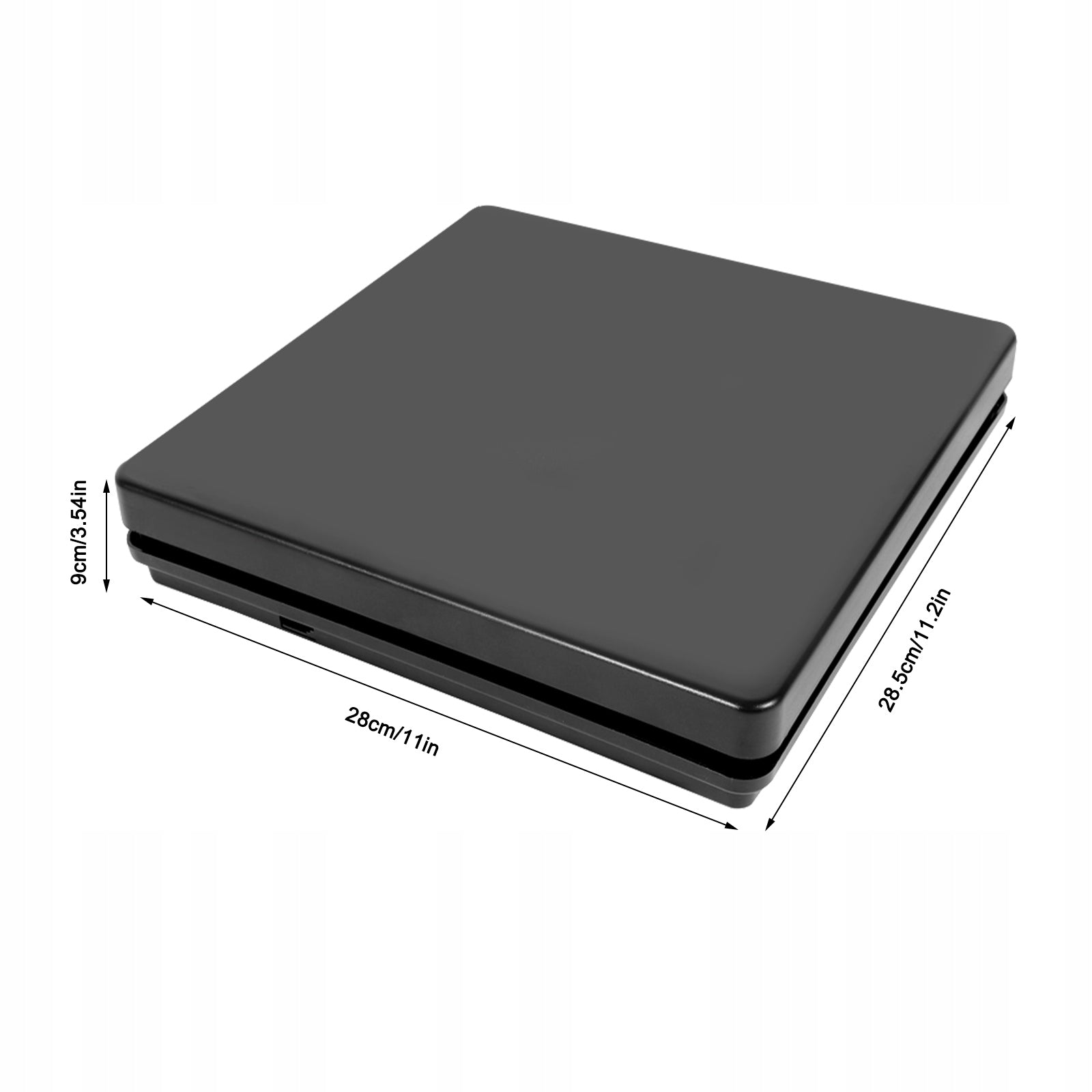 Plastic Weighing Indicator, Black Electronic Scale, 50 kg / 2g Packaging status original