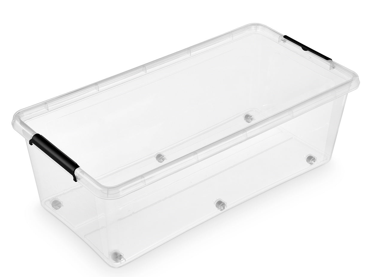 Plastic container 55 l for toys basket box with lid organizer