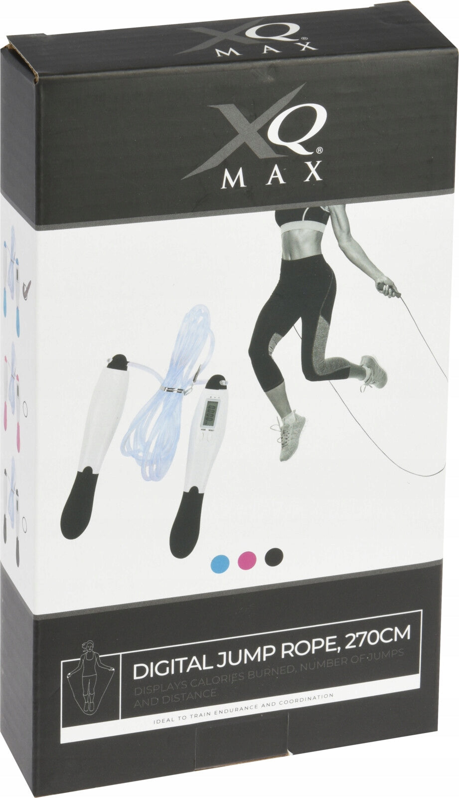 Plastic jump rope XQMax 270 cm white Manufacturer code 8719407058287