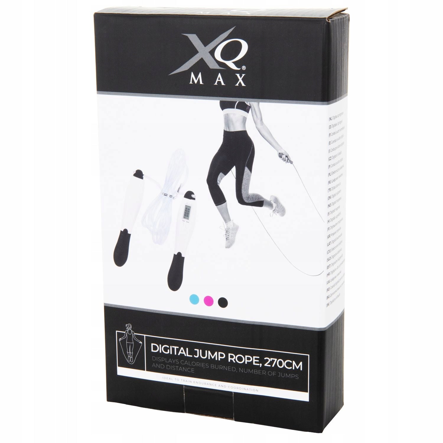 Plastic jump rope XQMax 270 cm white Model inny