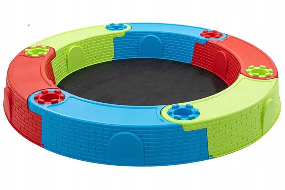 Plastic sandbox for children colorful with mat Marmat Character/Title none