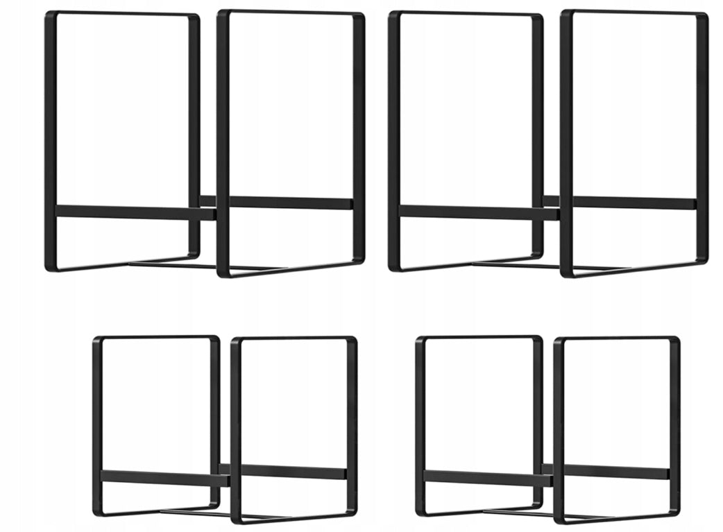 Plate Organizer 4 Pieces Metal Kitchen Cabinet Stand Black Manufacturer code Organizer na Talerze 4 sztuki Metalowy Stojak
