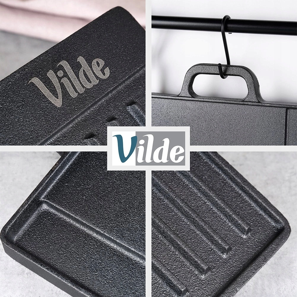 Plate for Grill Oven Grilling Cast Iron Double Sided VILDE 50,5x23,5cm Manufacturer code 5904316487836