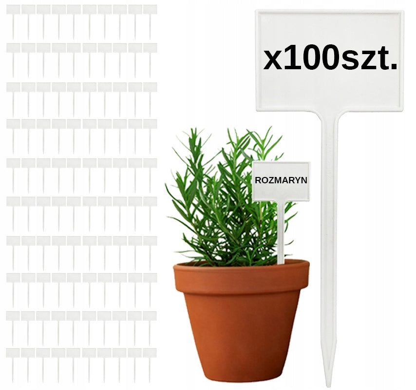 Plates 100 Pcs Price Labels Plant Describing Tags Set