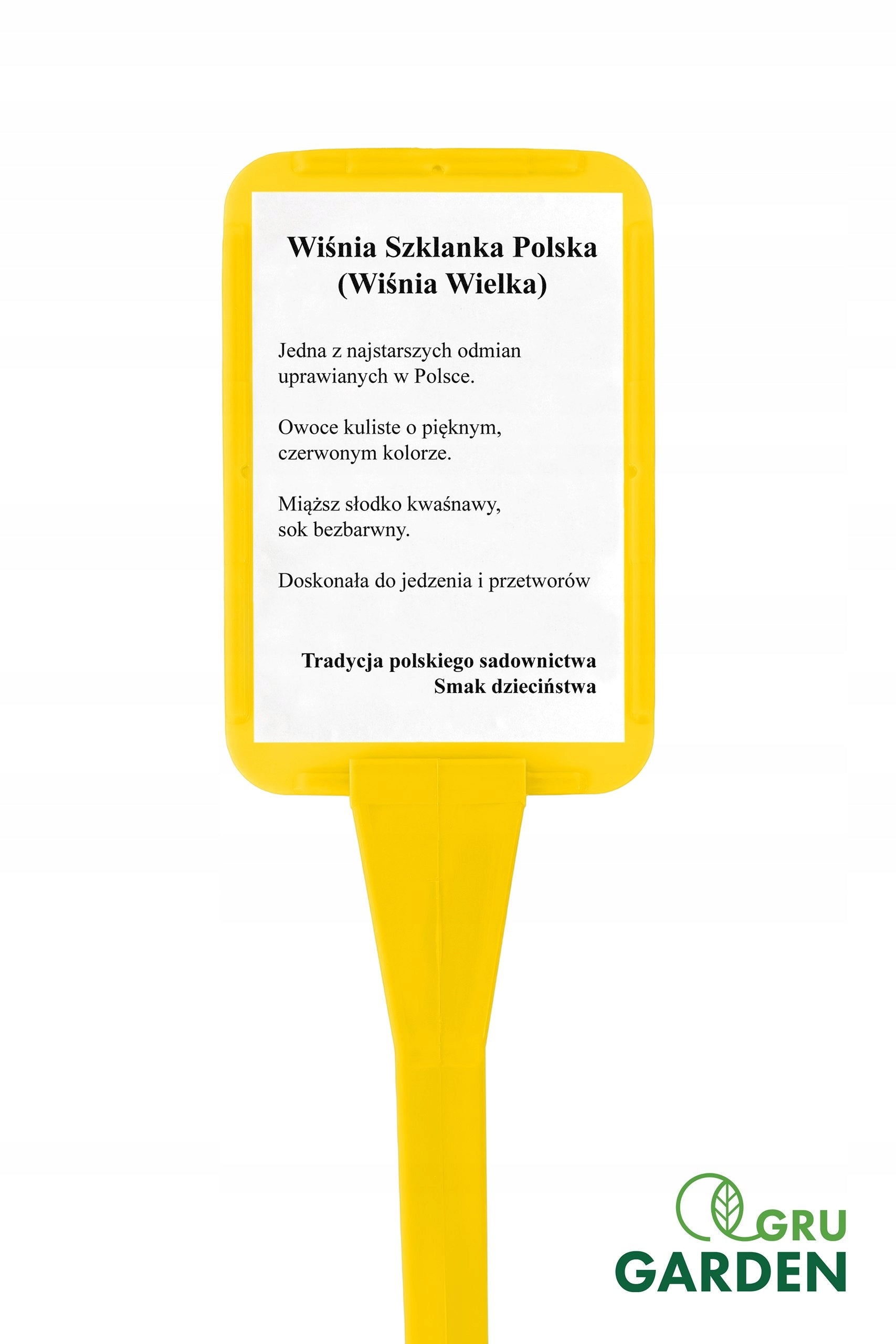 Plates Labels for Plant Description Small 10,5x7cm Interchangeable Yellow Field Number of pieces 150 pcs