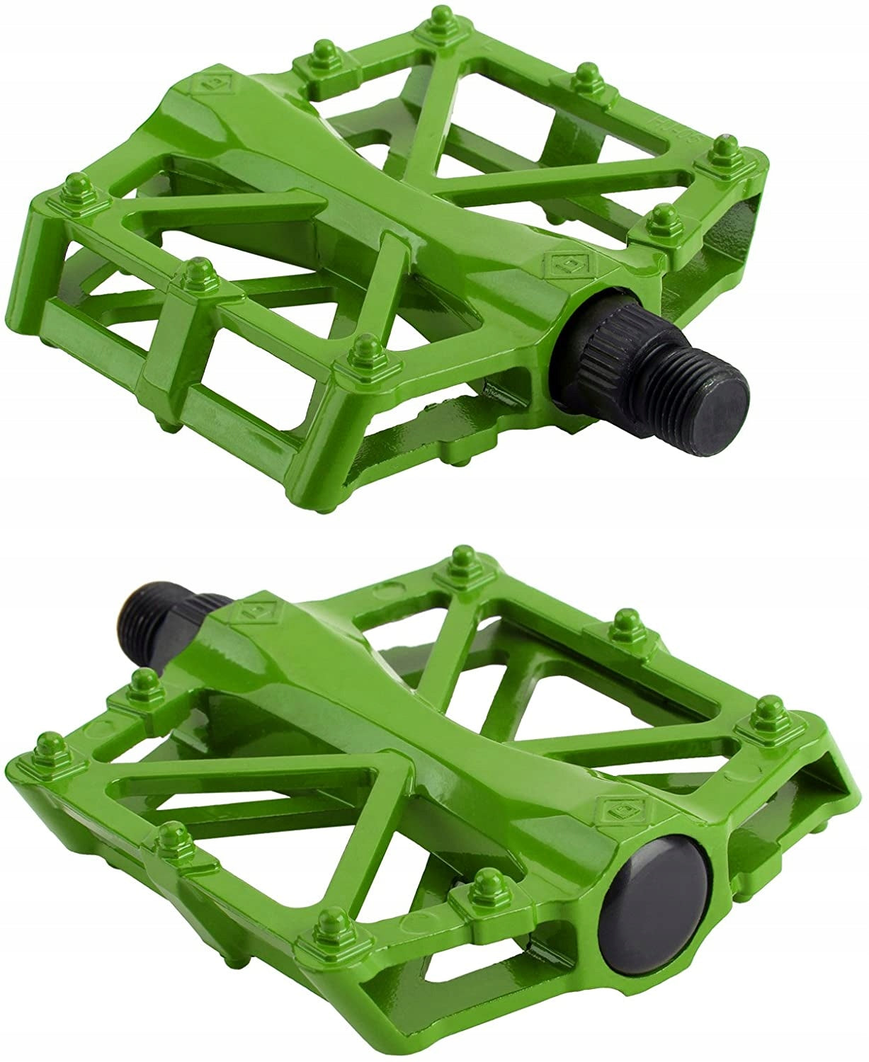 Platform Pedals Aluminum MTB GREEN Brand no brand