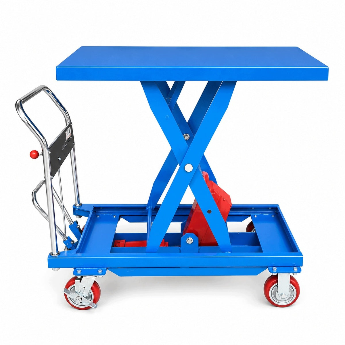 Platform Scissor Trolley Mobile Hydraulic Table 500kg